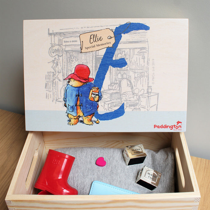 Personalised Paddington Bear Memory Box