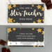 Personalised You Are A Star Teacher Chocolate Bar - Myhappymoments.co.uk