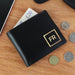 Personalised Gold Initials Leather Wallet