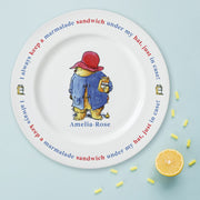 Personalised Paddington Bear Marmalade Sandwich Plate