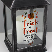 Personalised Trick or Treat Halloween Lantern