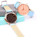 Personalised Ladies Architect Coral Watch With Light Blue Strap