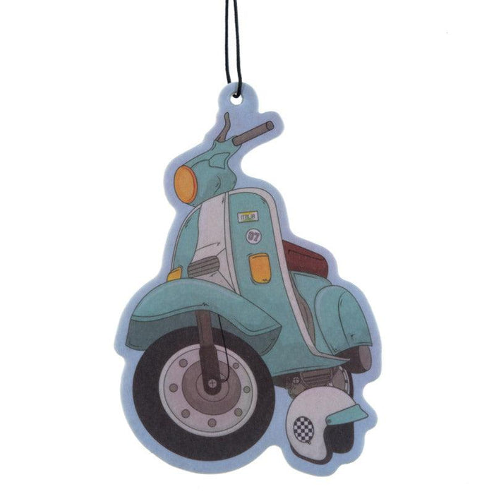 Retro Scooter Design Blueberry Fragranced Air Freshener