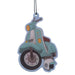 Retro Scooter Design Blueberry Fragranced Air Freshener