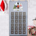 Personalised Pocket Nutcracker Felt Advent Calendar In Silver Grey