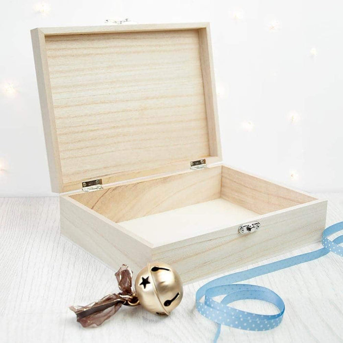 Personalised Geometric Penguin Christmas Eve Box
