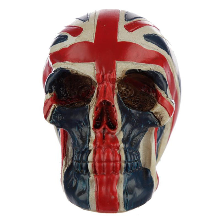 Skull Union Jack Flag Head Ornament