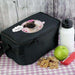 Personalised Rachael Hale Doodle Pug Black Lunch Bag - Myhappymoments.co.uk