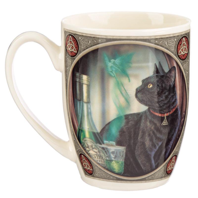 Lisa Parker Absinthe Cat Porcelain Mug