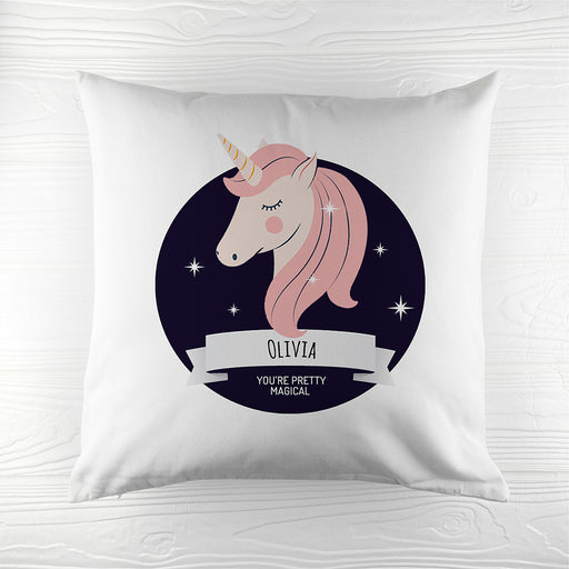 Personalised Unicorn Twilight Cushion Cover - Myhappymoments.co.uk