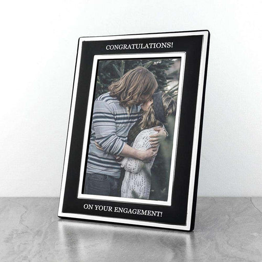 Personalised Silver Plated Wedding Photo Frame - Myhappymoments.co.uk