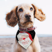 Personalised Santa Christmas Dog Bandana