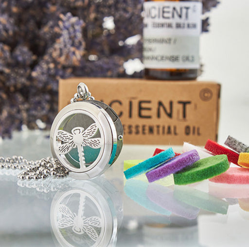 Aromatherapy Diffuser Necklace - Dragonfly 25mm