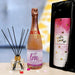 Personalised With Love Sparkling Rosé Bottle & Reed Diffuser Gift Set