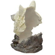 Protector of the North Dream Walker White Wolf Bottle Holder