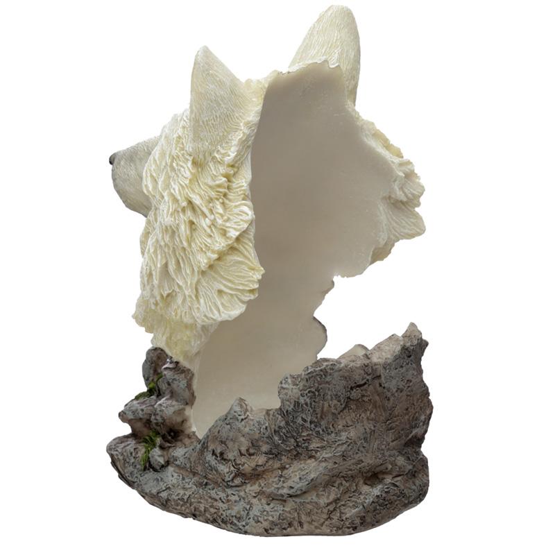 Protector of the North Dream Walker White Wolf Bottle Holder