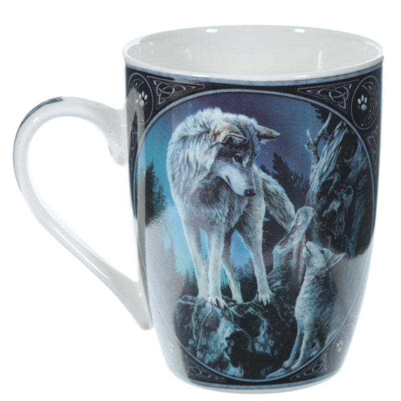 Lisa Parker Guidance Wolf Design Porcelain Mug - Myhappymoments.co.uk