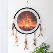 Solstice Dragon Dreamcatcher by Anne Stokes