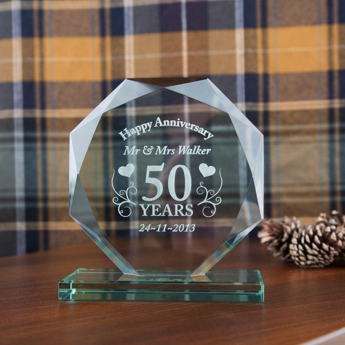 Personalised 50th Anniversary Ornament