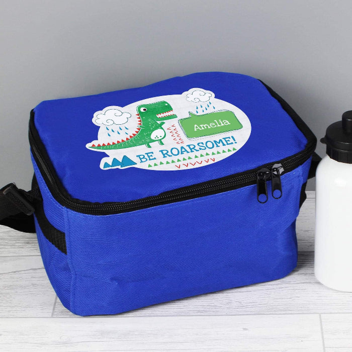 Personalised Be Roarsome Dinosaur Lunch Bag - Back To School