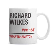 Personalised London Street Sign Mug - Myhappymoments.co.uk