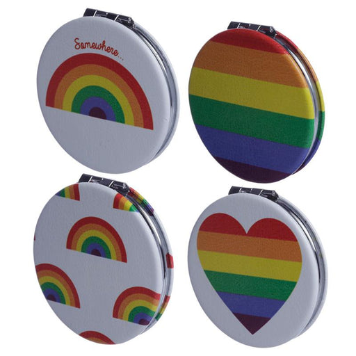Rainbow Compact Mirror - Pukka Gifts