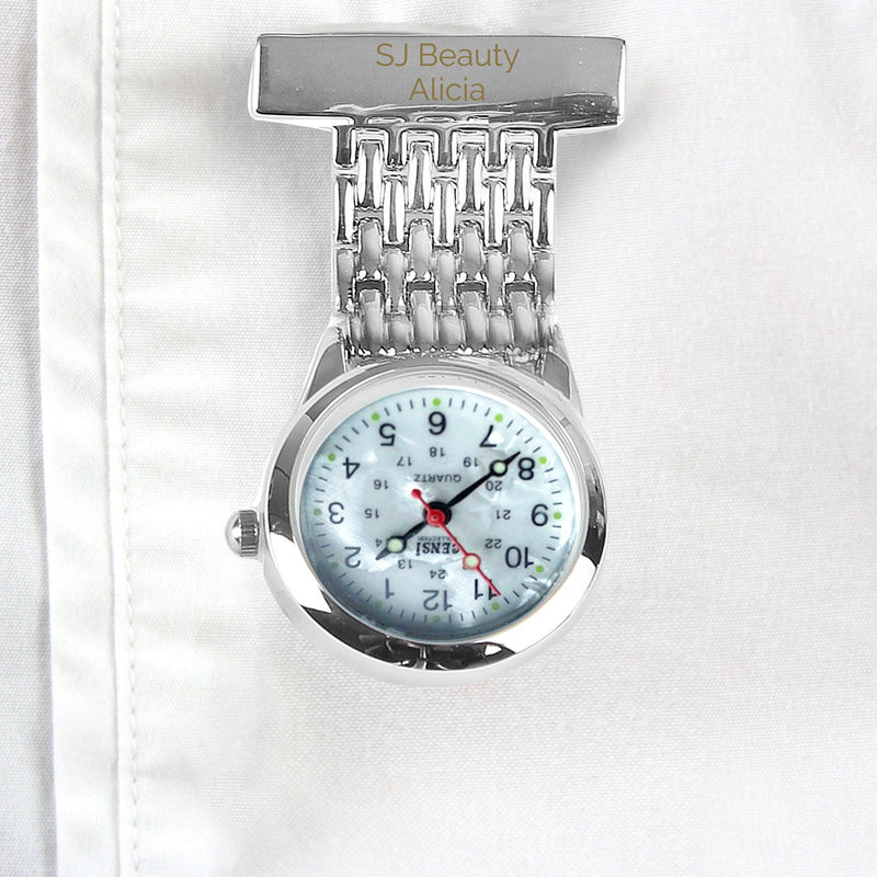Personalised Nurse's Fob Watch - Myhappymoments.co.uk