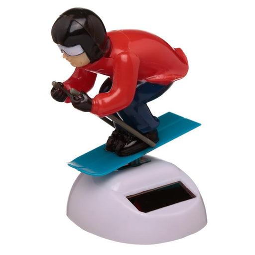 Skier Solar Powered Dashboard Toy