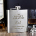 Personalised The World's Greatest Hip Flask - Myhappymoments.co.uk