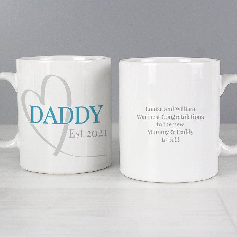 Personalised New Mummy & Daddy Mugs | Mug Set