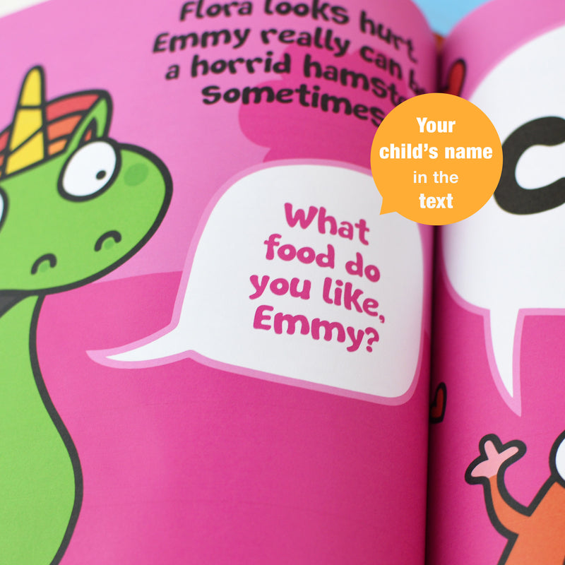 Personalised Flossy and Jim Most Disgusting Picnic Children’s Book - Myhappymoments.co.uk