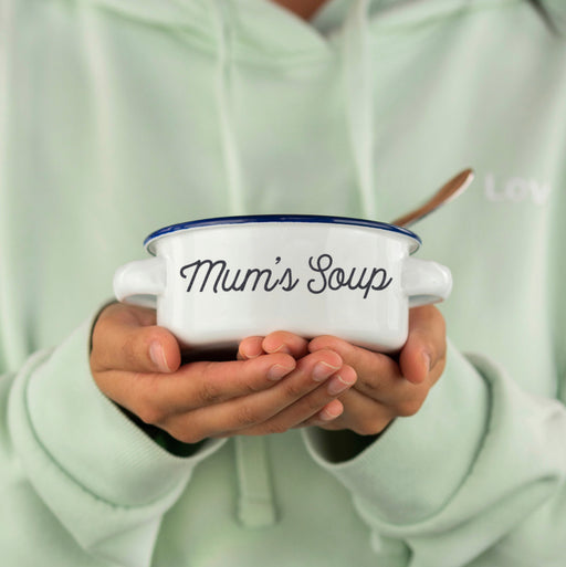 Personalised Enamel Soup Bowl