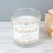 Personalised Thank You For Being My Bridesmaid Scented Jar Candle - Myhappymoments.co.uk