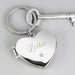 Personalised Paw Print Heart Photo Frame Keyring, Cat & Dog Lover Gift