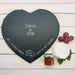 Personalised Romantic Life is So Much Cheddar Heart Slate Cheese Board