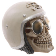 Gruesome Skull with Helmet and Sun Glasses Ornament 