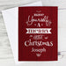 Personalised Have Yourself A Merry Little Christmas Card - Myhappymoments.co.uk