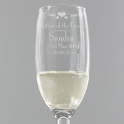 Personalised Mother Of The Groom Champagne Glass Flute