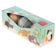 Set of 3 Feline Fine Cat Design Bath Bombs - Sugary Scents - Myhappymoments.co.uk