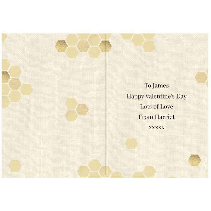 Personalised We Bee-Long Together Card - Myhappymoments.co.uk