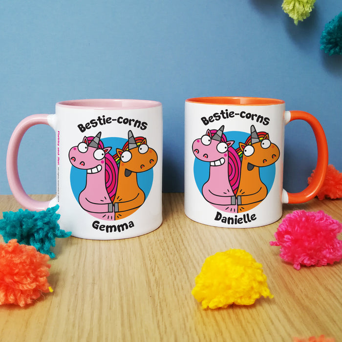 Personalised Bestie-Corns Mug Set