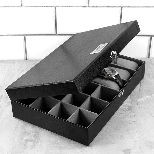 Personalised Watch and Cufflinks Box