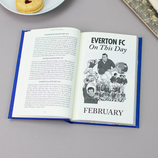Personalised Everton On This Day Book