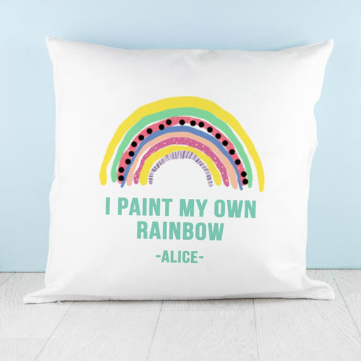 Personalised My Own Rainbow Cushion Cover
