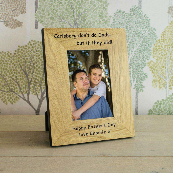 Personalised If Carlsberg Did Dads Photo Frame - Myhappymoments.co.uk