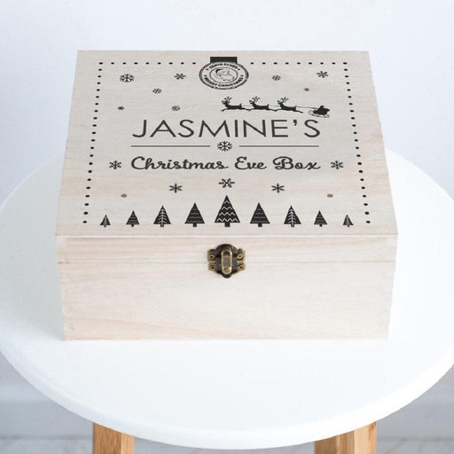 Personalised Santa And Sleigh Christmas Eve Box