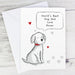 Personalised Dog Speech Bubble Card