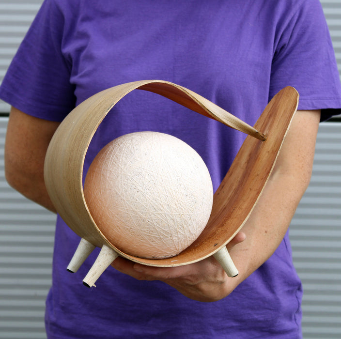 Natural Coconut Lamp - Natural Loop