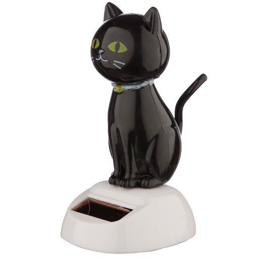 Lucky Black Cat Solar Dashboard Pal