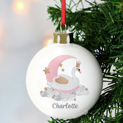 Personalised Swan Lake Bauble from Pukkagifts.uk